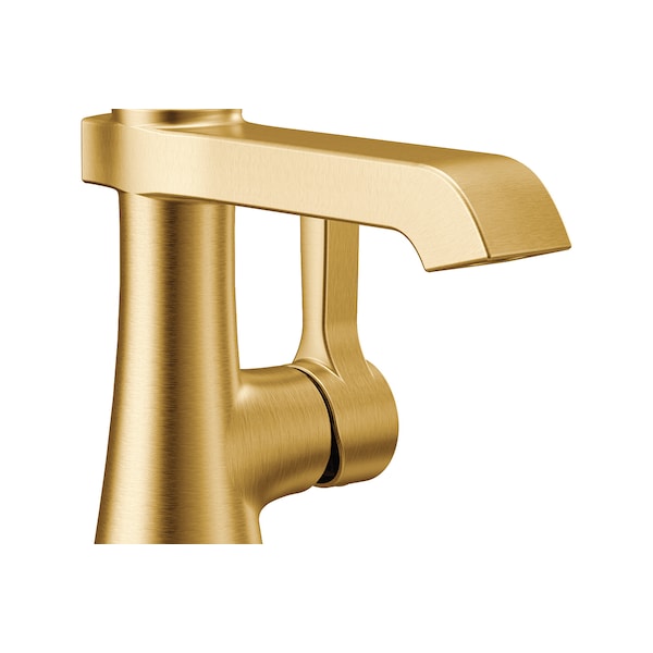 One-Handle Bathroom Faucet Brushed Gold